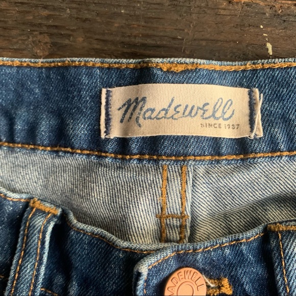 Madewell the slim boyjean painter distressed 27 denim jeans boyfriend like new - Picture 5 of 9